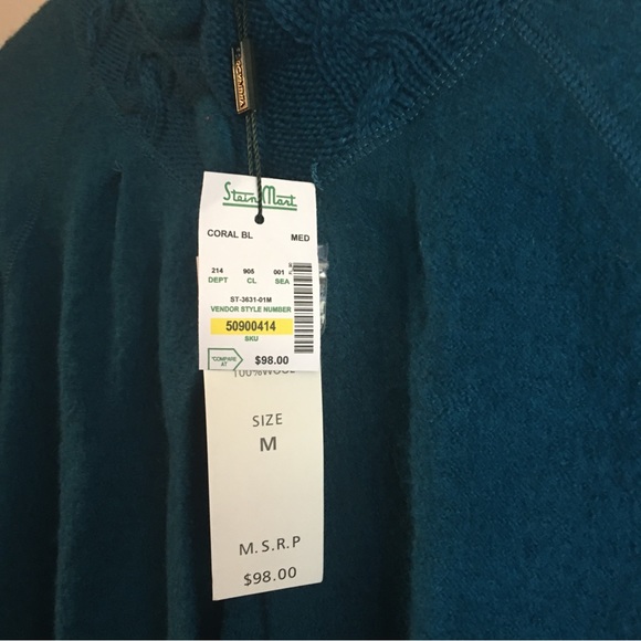 For Cynthia Wool Cape Sweater Size Medium - Picture 2 of 4